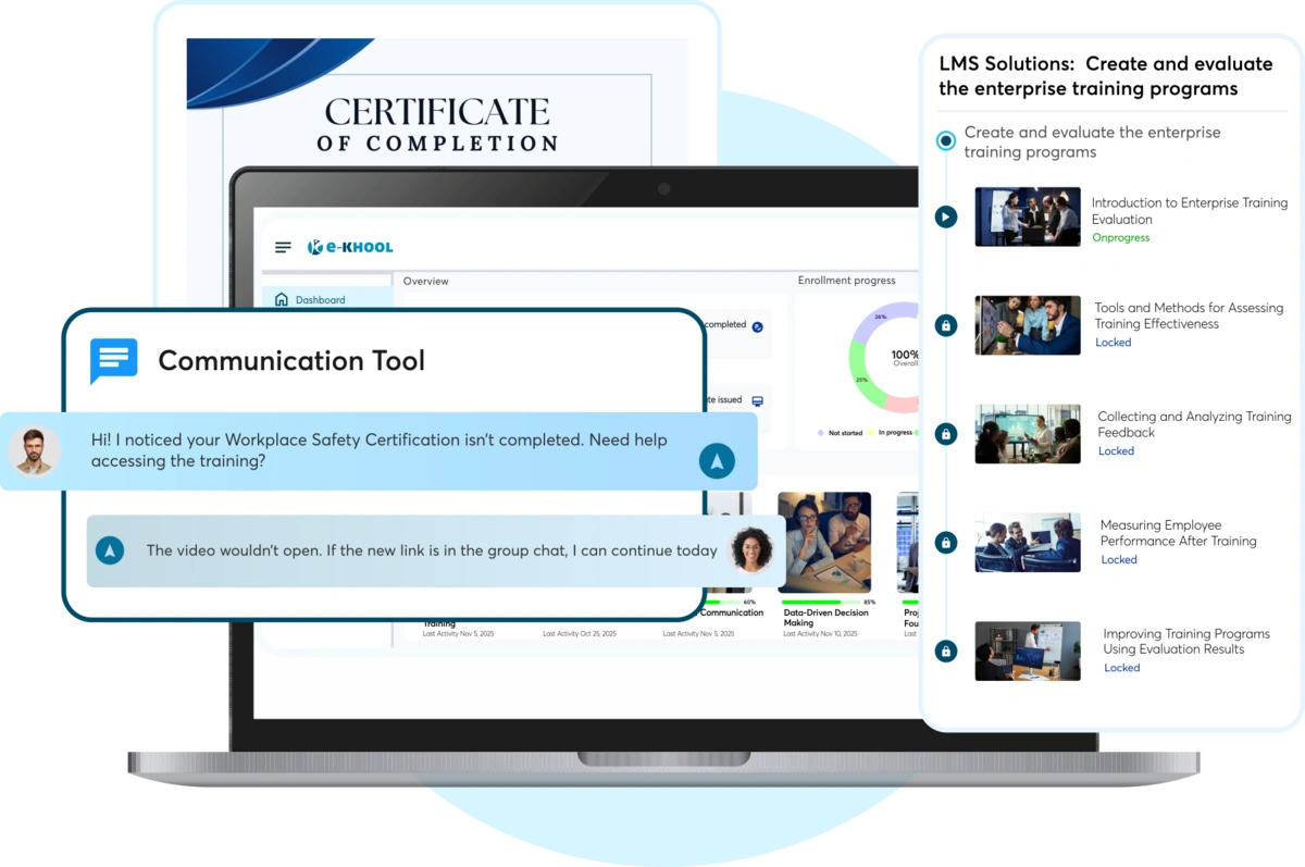 LMS for Enterprise Organizations Enterprise LMS solutions for corporate employee development and training