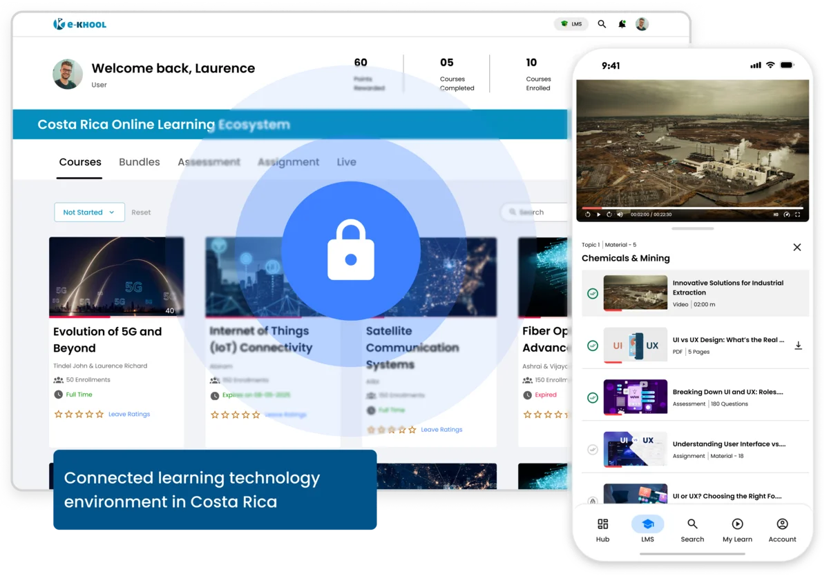 LMS deployment aligned with Costa Rican regulations