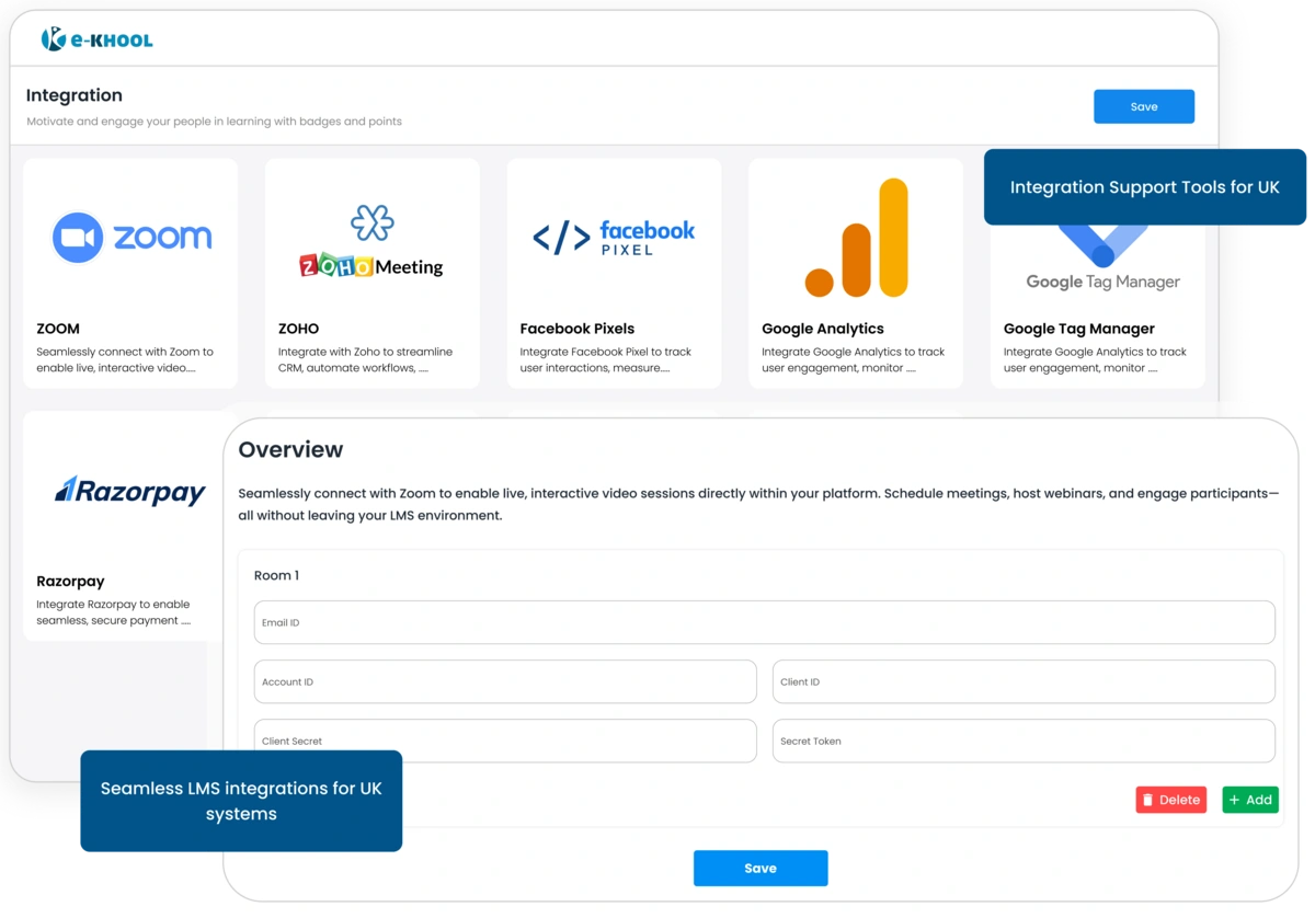 Seamless LMS integrations for UK systems