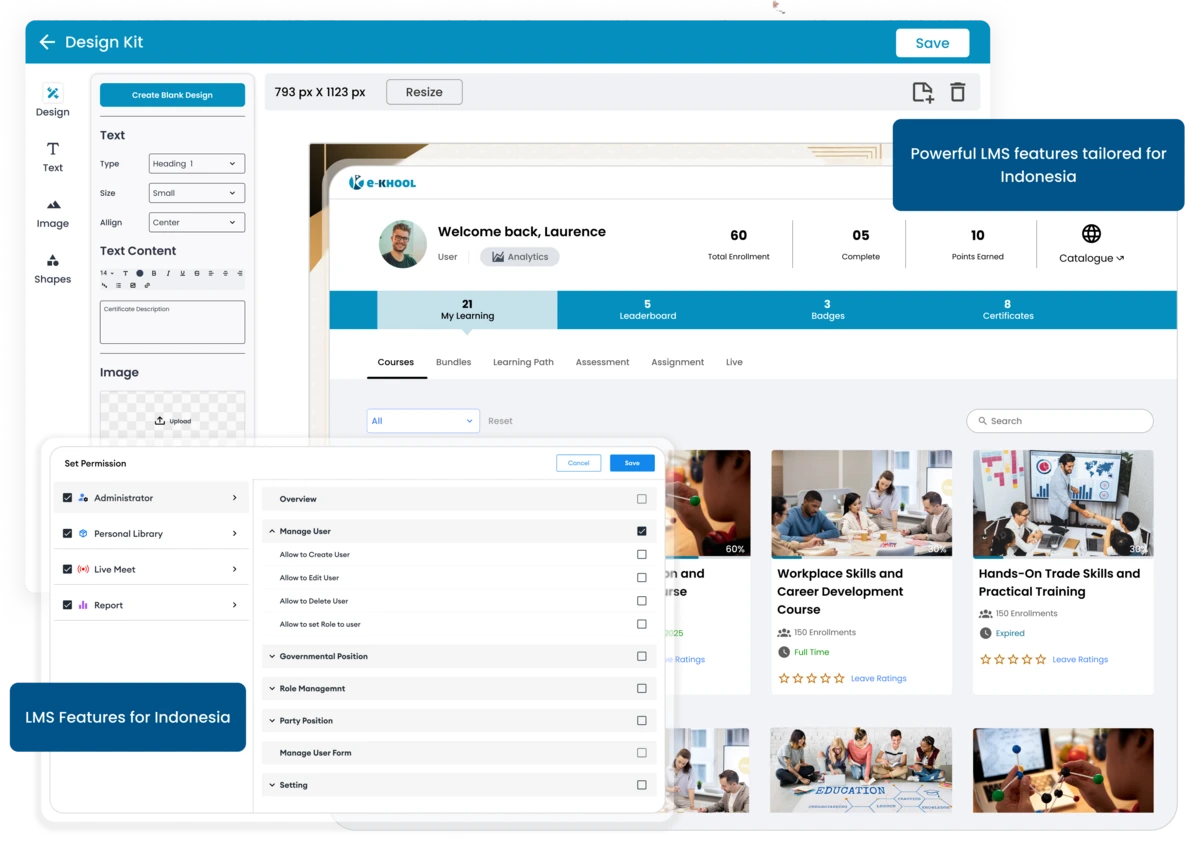 Core LMS Features for Indonesia