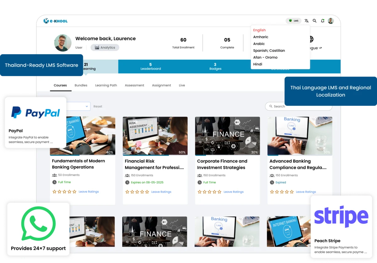 Thai Language LMS and Regional Localization