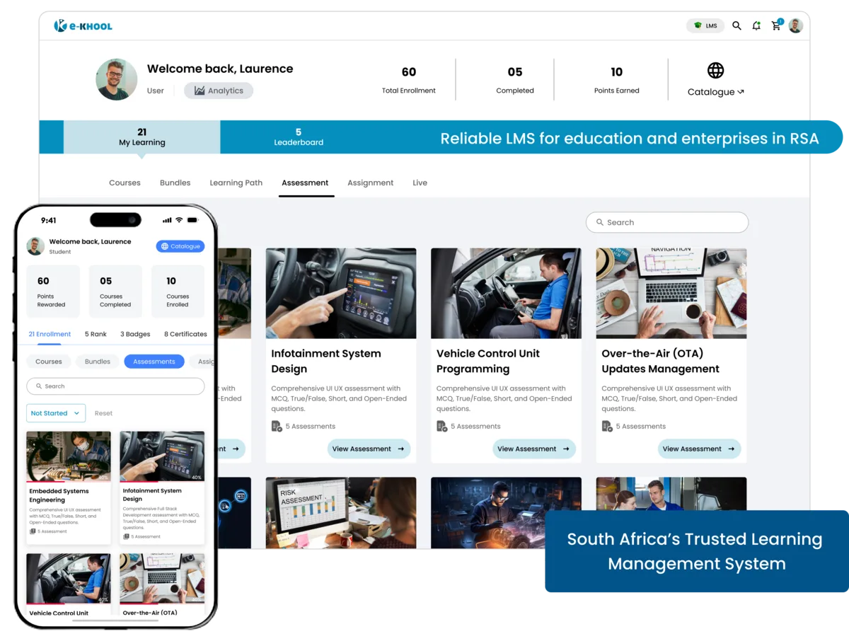 LMS for South Africa Education Departments and Government Organizations