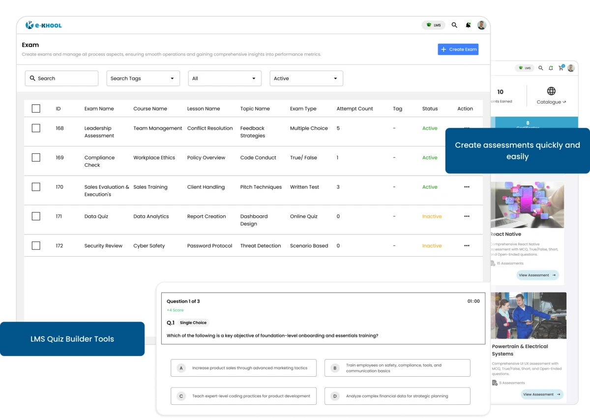 Better learner engagement experienced through Online Interactive Quiz Builder or Maker