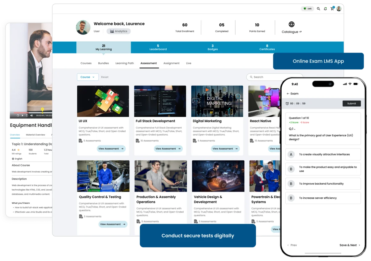 Best Online Exam App for K12, universities, corporates with advanced assessment features