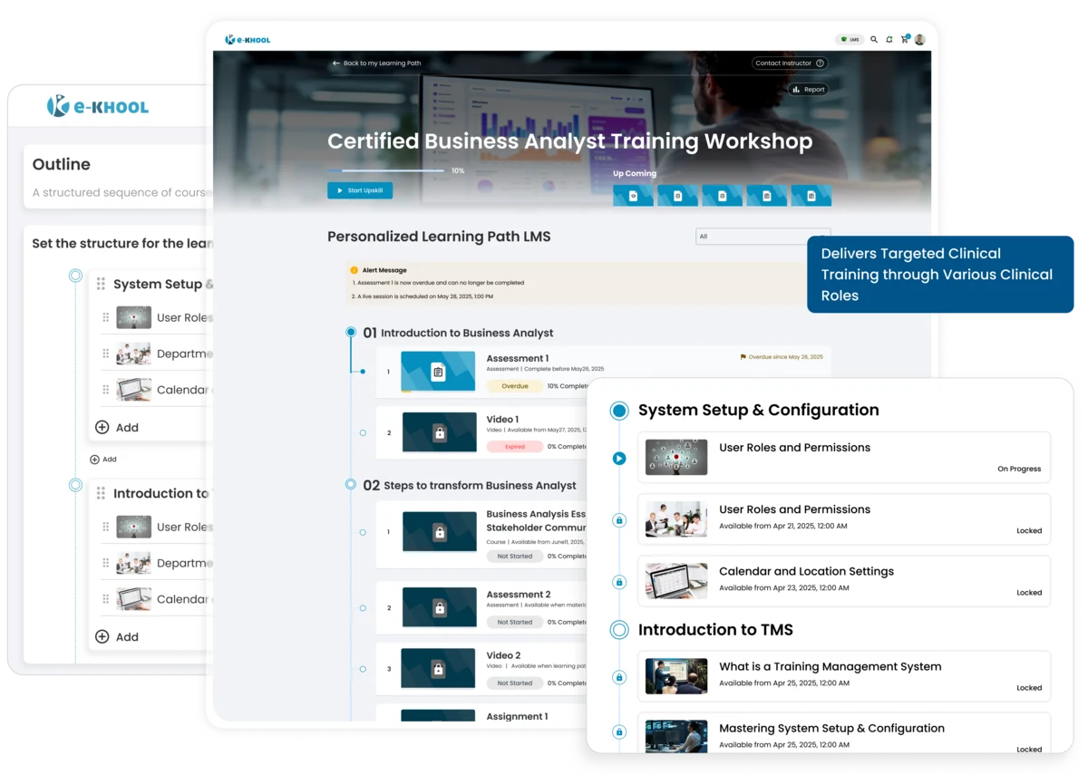 Personalized learning journeys tailored to each learner’s goals, pace, and needs