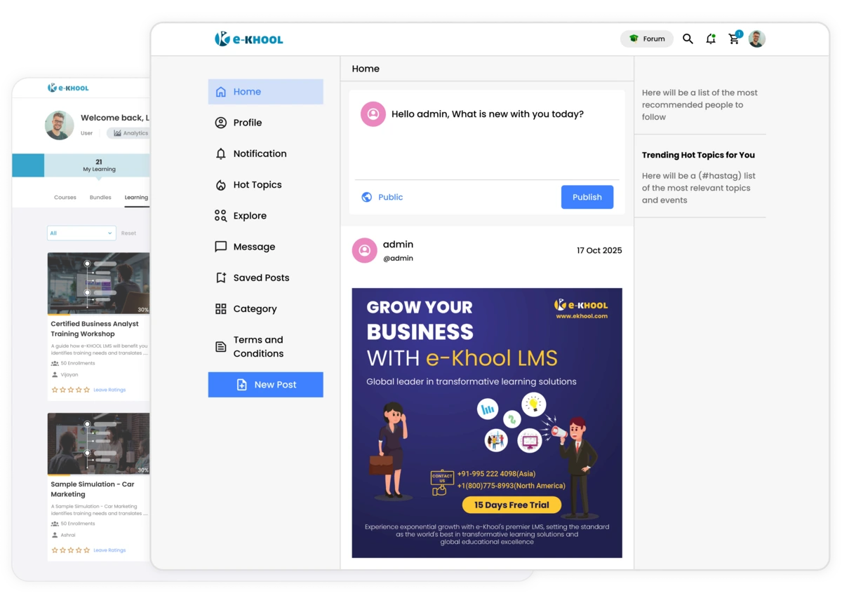 Virtual class training setup tools Most preferred LMS tools with Best virtual classroom training set up for trainings and learning