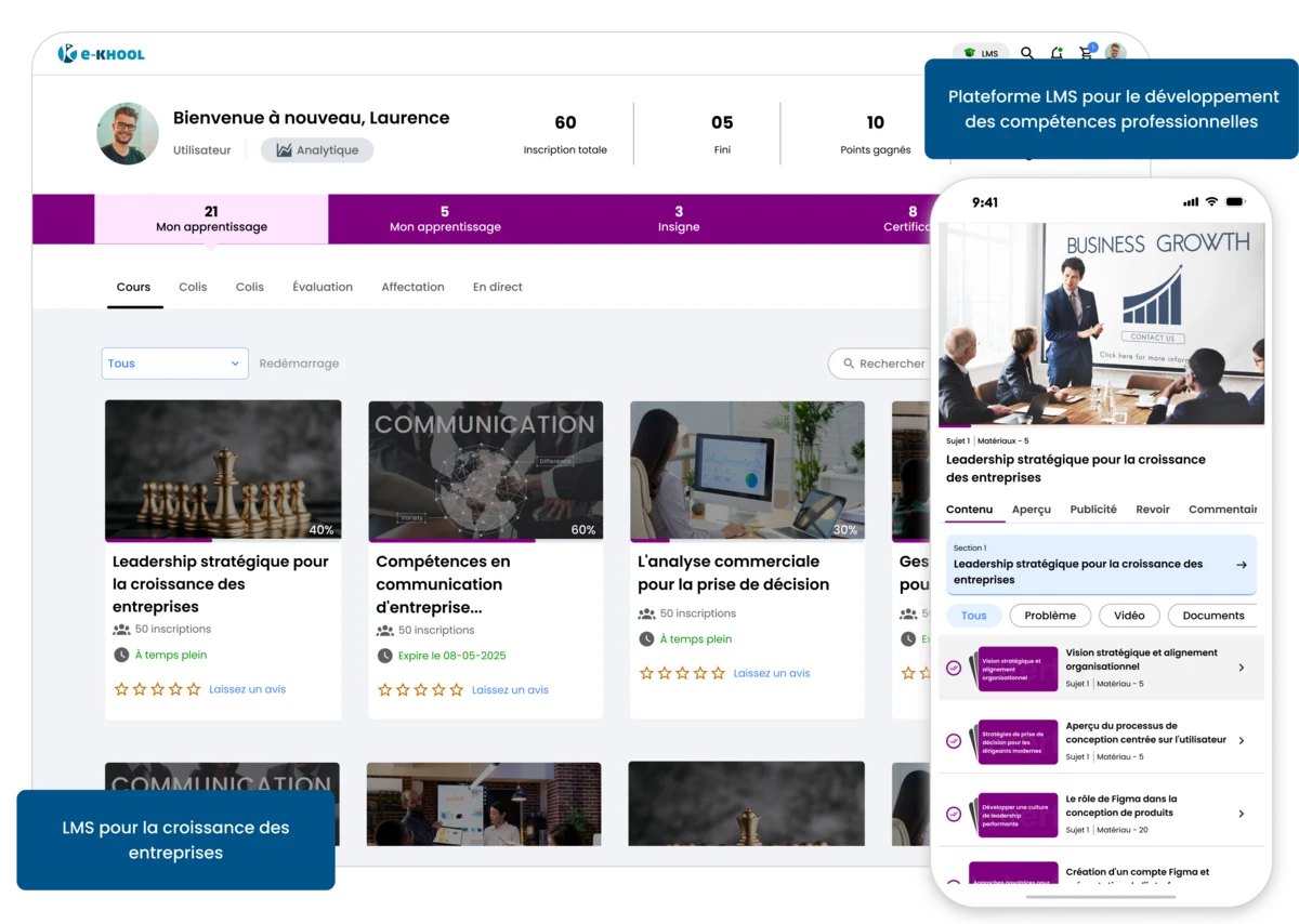 LMS pro pour développer les compétences et accélérer la performance terrain