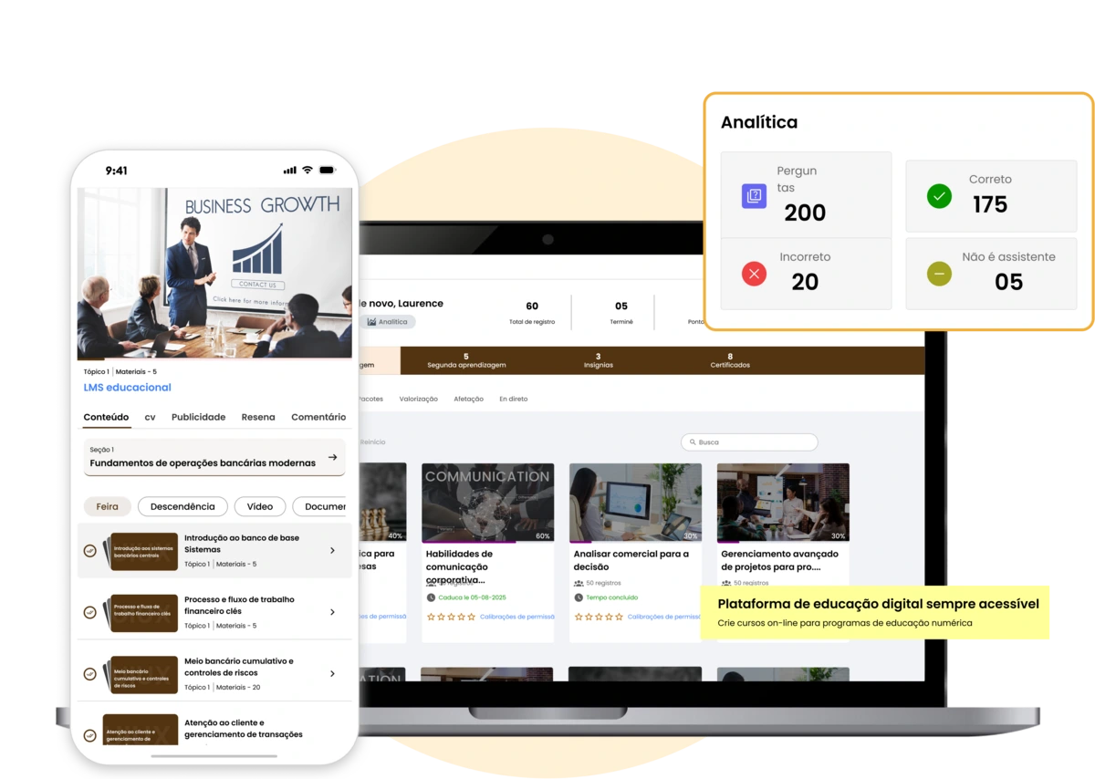 Plataforma LMS educacional