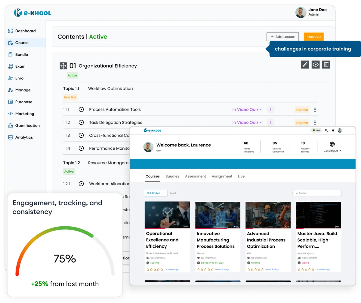 Common challenges in corporate training