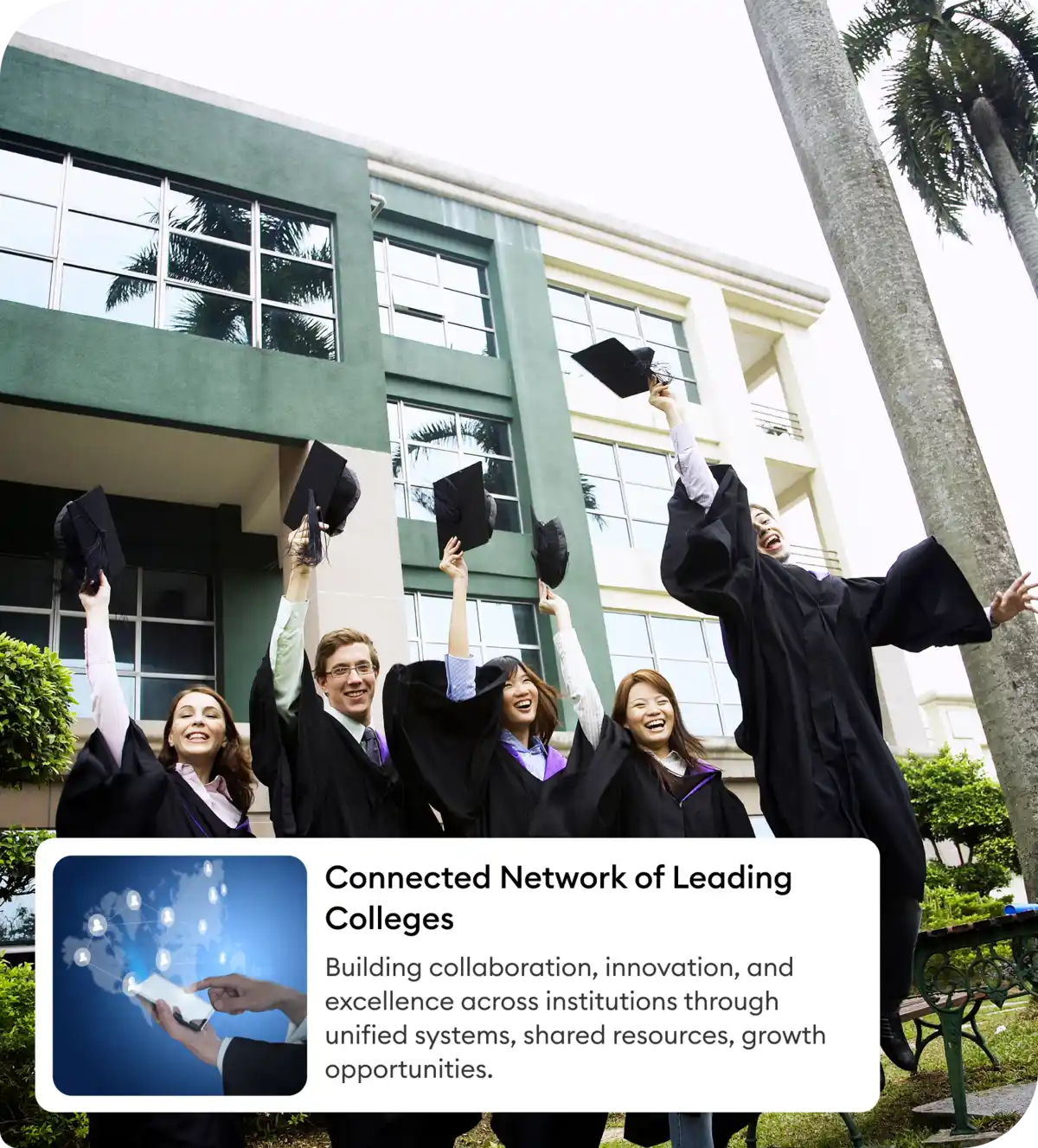 Learning suite for chain of colleges enabling centralize multi-campus education and training