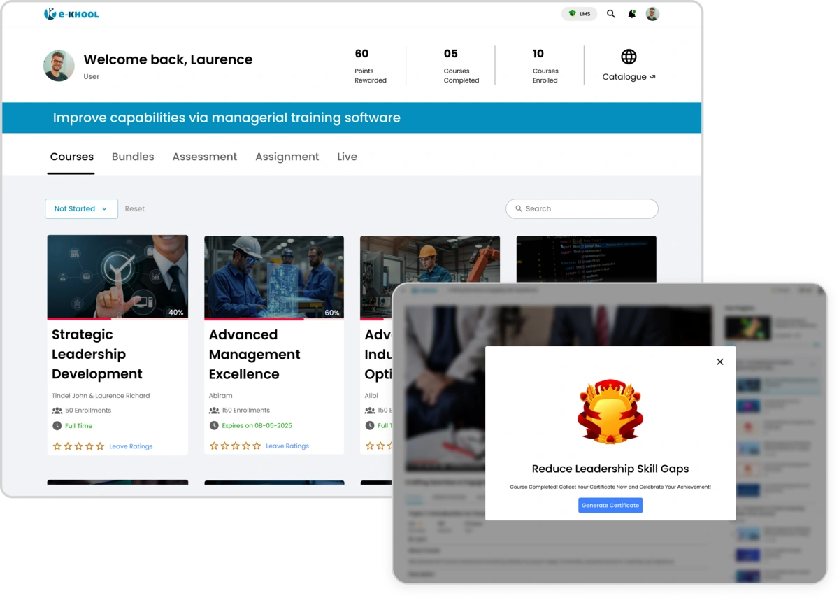 Reducing Leadership Skill Gaps in Mangerial training Software