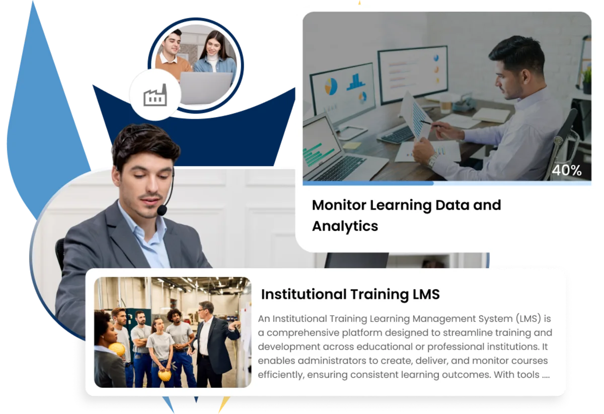 Platform for LMS in industrial training program to enhance students  employability