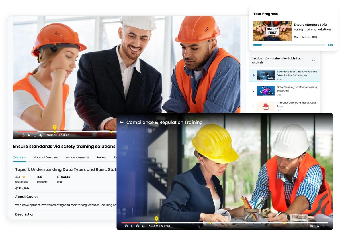 Ensuring Compliance Regulations  in Safety Training Software