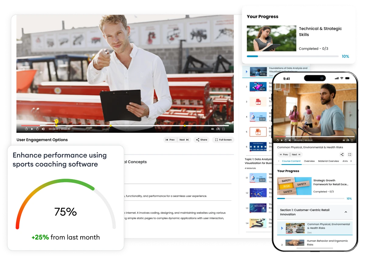Technical and Tactical Skills in Sports training platform